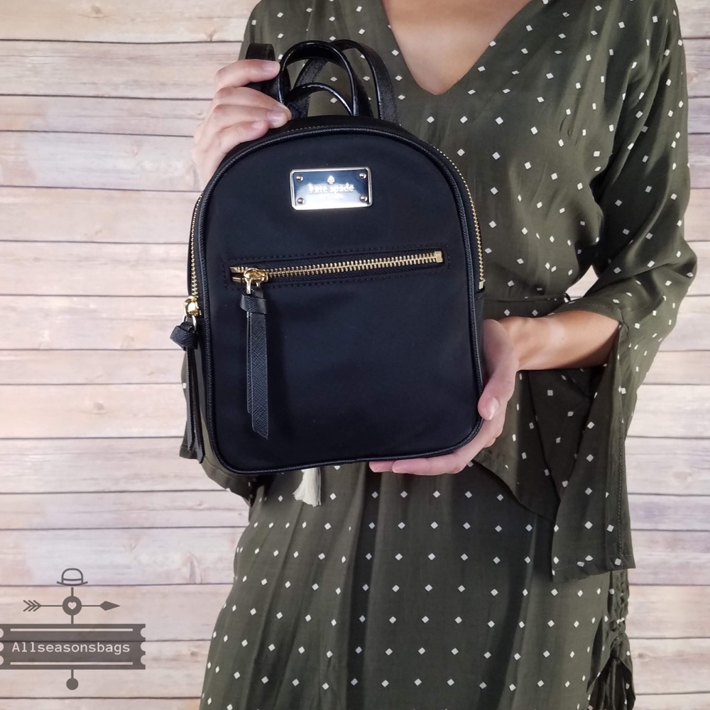 Kate spade MINI Bradley Wilson black backpack bag - Picture 6 of 8